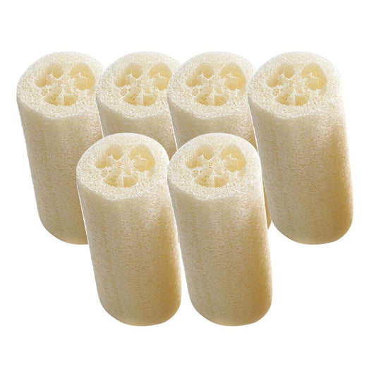 Exfoliating Natural Loofah Scrubbers, Set of 6 by HitMyNeed