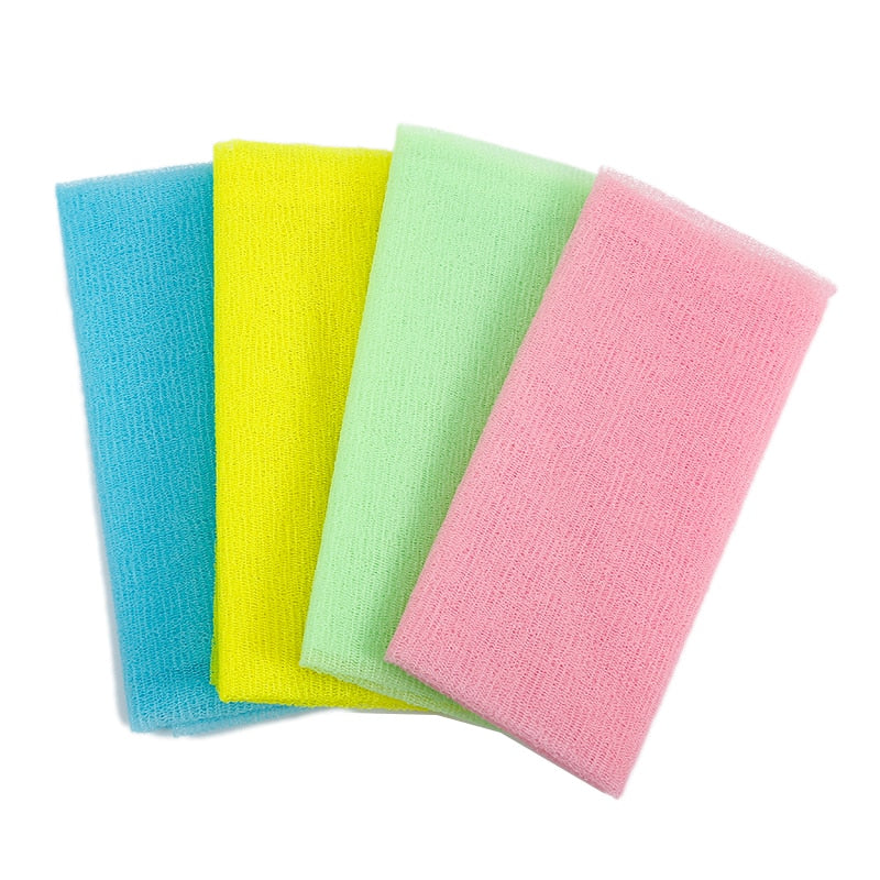 Exfoliating Nylon Bath Cloths Scrubber (5 Pack) by HitMyNeed