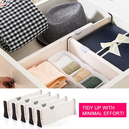 Expandable Drawer Dividers Set of 5 by HitMyNeed