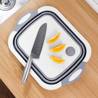 Expandable Kitchen Cutting Board Drain Organizer by HitMyNeed