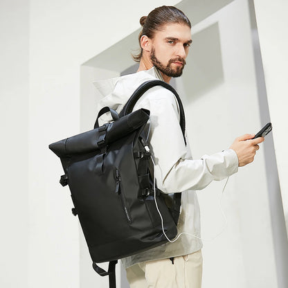 Expandable Travel Laptop Backpack 15.6" with USB Port by HitMyNeed