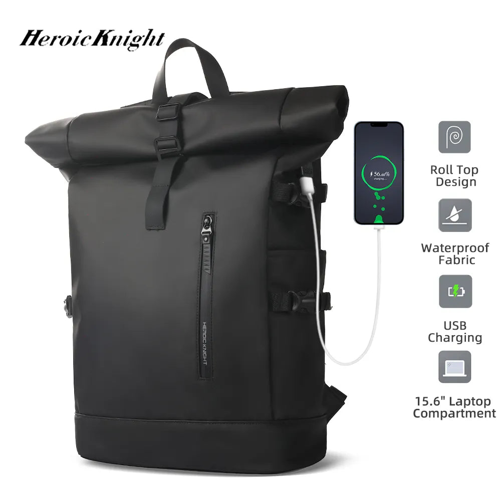 Expandable Travel Laptop Backpack 15.6" with USB Port by HitMyNeed