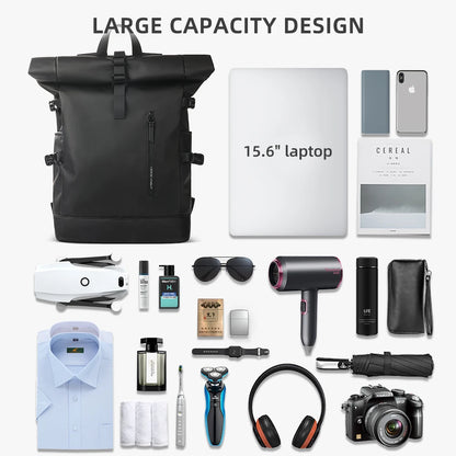 Expandable Travel Laptop Backpack 15.6" with USB Port by HitMyNeed