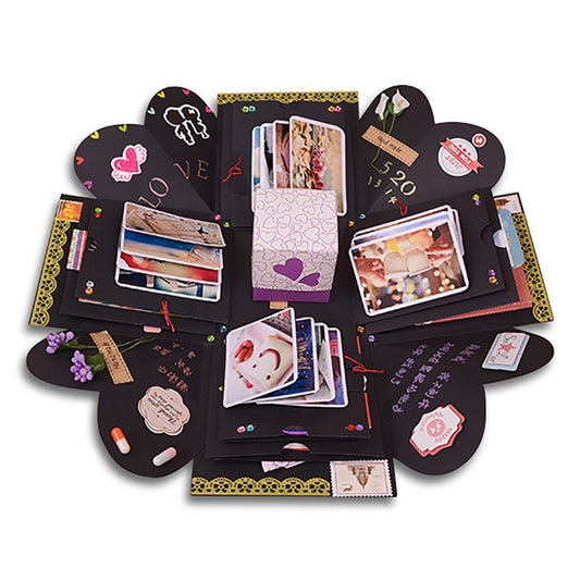 Explosion Box DIY Photo Album Gift Box by HitMyNeed