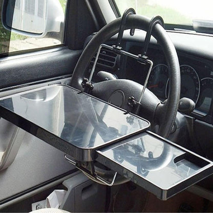 Extendable Car Steering Wheel Laptop Desk by HitMyNeed