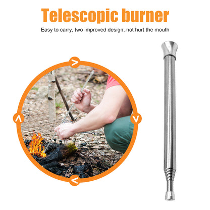 Extendable Stainless Steel Fire Blower Pipe by HitMyNeed