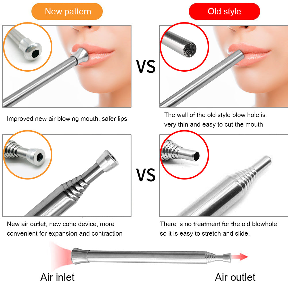 Extendable Stainless Steel Fire Blower Pipe by HitMyNeed