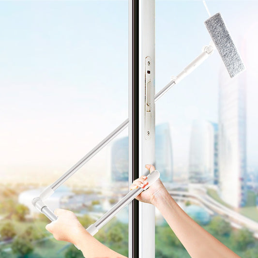 Extendable Window Glass Cleaner with Microfiber Head by HitMyNeed