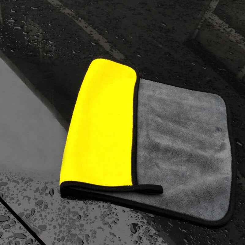 Extra Soft Microfiber Car Cloths Set (3 Pack) by HitMyNeed