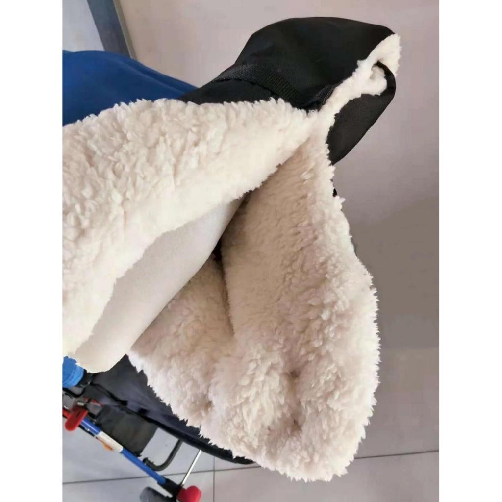 Extra Thick Winter Stroller Gloves for Parents by HitMyNeed