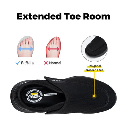 Extra Wide Men's Diabetic Orthopedic Walking Shoes by HitMyNeed