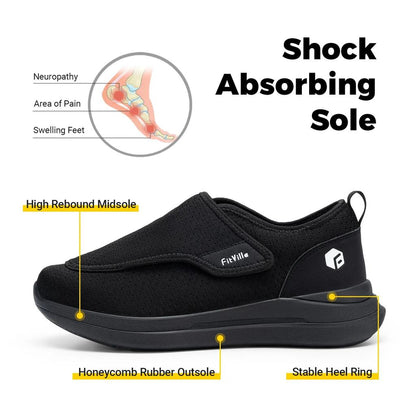Extra Wide Men's Diabetic Orthopedic Walking Shoes by HitMyNeed