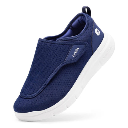 Extra Wide Men's Diabetic Orthopedic Walking Shoes style-a-blue us-11-5-x-wide by HitMyNeed