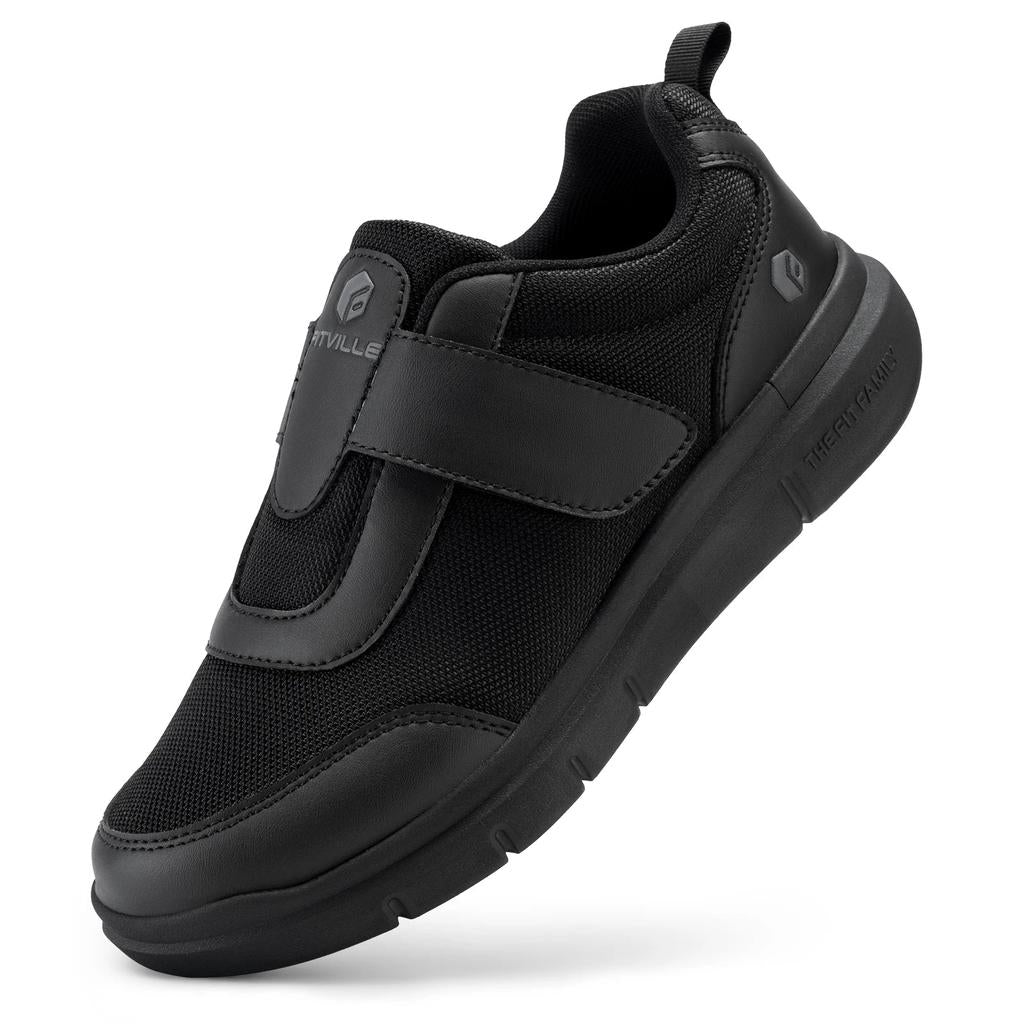 Extra Wide Men's Diabetic Orthopedic Walking Shoes style-b-black us-8-wide by HitMyNeed