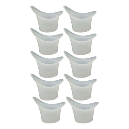 Eye Wash Cup Set 10-Pack Reusable PE Rinse Cups by HitMyNeed