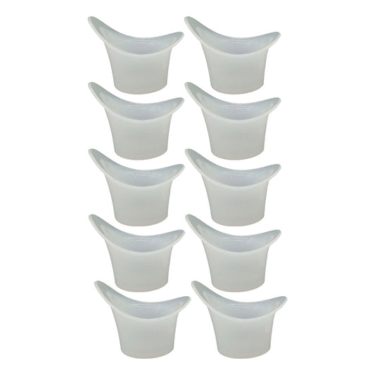 Eye Wash Cup Set 10-Pack Reusable PE Rinse Cups by HitMyNeed