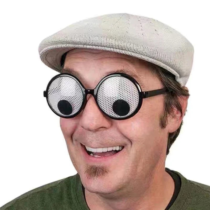 Eyeball Rolling Funny Glasses for Costumes & Parties by HitMyNeed