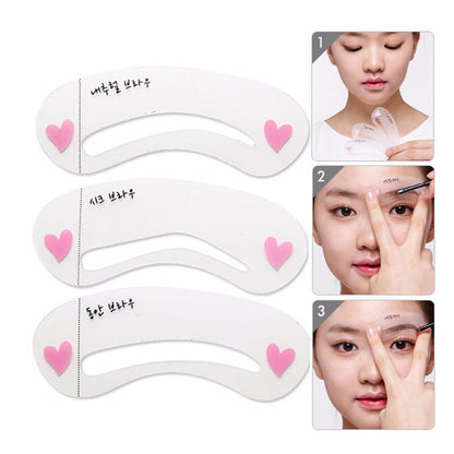 Eyebrow Shaping Grooming Stencil Kit by HitMyNeed