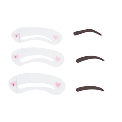 Eyebrow Shaping Grooming Stencil Kit by HitMyNeed