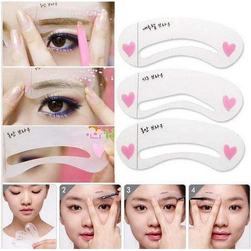 Eyebrow Shaping Grooming Stencil Kit by HitMyNeed