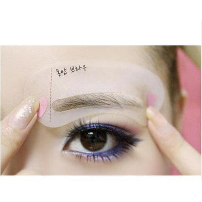 Eyebrow Shaping Grooming Stencil Kit by HitMyNeed