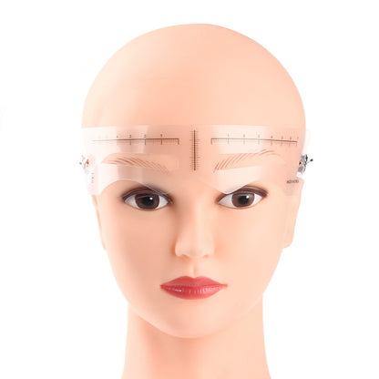 Eyebrow Stencil Kit with Head Strap, 12-Piece Set by HitMyNeed