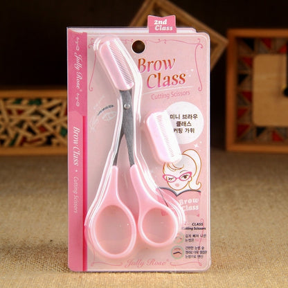 Eyebrow Trimmer Scissors with Detachable Comb Set by HitMyNeed