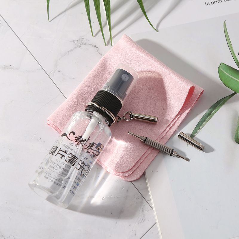Eyeglass Cleaning and Repair Kit with Spray & Tools by HitMyNeed