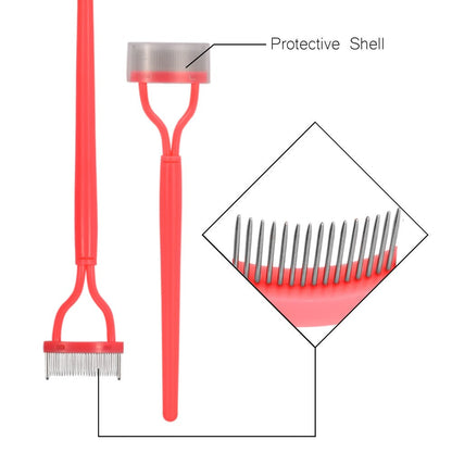 Eyelash Comb Lash Separator with Protective Cover by HitMyNeed