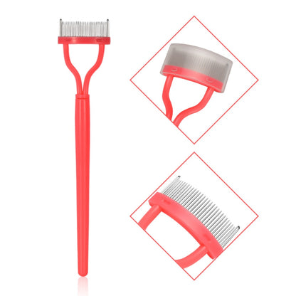 Eyelash Comb Lash Separator with Protective Cover by HitMyNeed