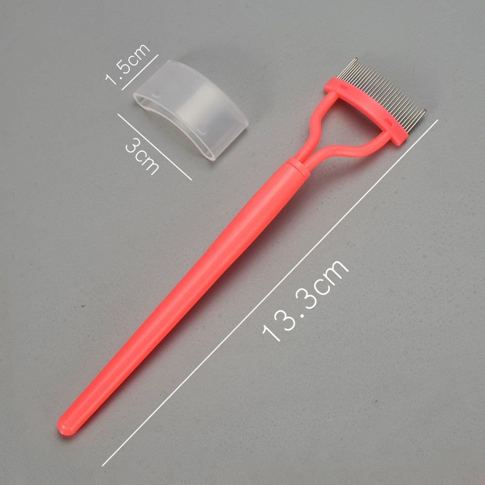 Eyelash Comb Lash Separator with Protective Cover by HitMyNeed