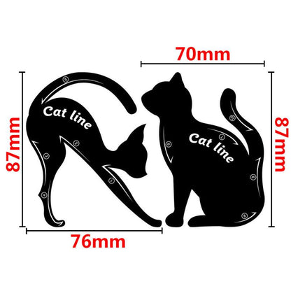 Eyeliner Cat Eye Stencil Set, 2 Pieces by HitMyNeed