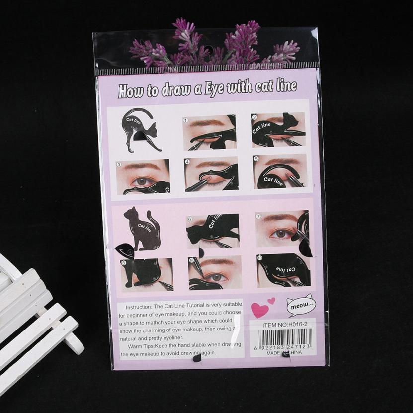 Eyeliner Cat Eye Stencil Set, 2 Pieces by HitMyNeed
