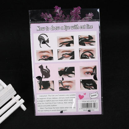 Eyeliner Cat Eye Stencil Set, 2 Pieces by HitMyNeed