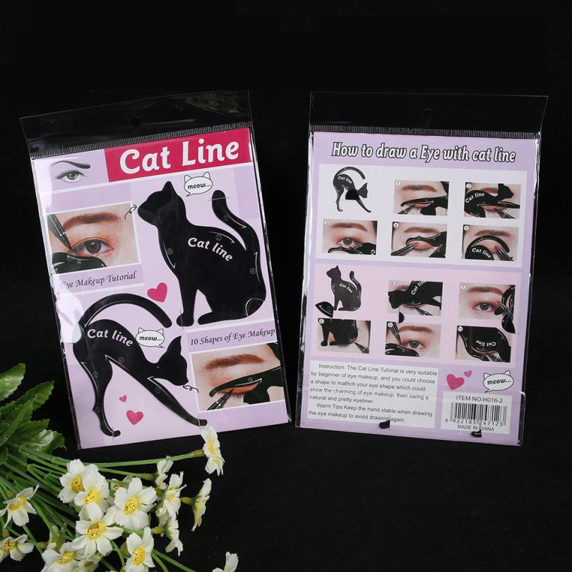 Eyeliner Cat Eye Stencil Set, 2 Pieces by HitMyNeed