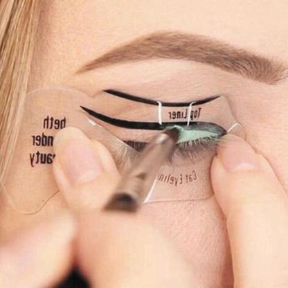Eyeliner Stencil Set for Precise Wings (10 Pack) by HitMyNeed