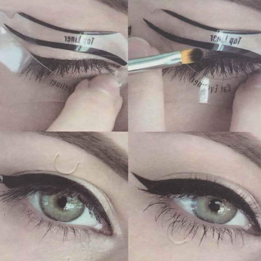 Eyeliner Stencil Set for Precise Wings (10 Pack) by HitMyNeed