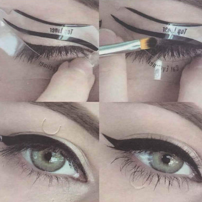 Eyeliner Stencil Set for Precise Wings (10 Pack) by HitMyNeed