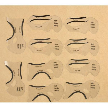 Eyeliner Stencil Set for Precise Wings (10 Pack) by HitMyNeed