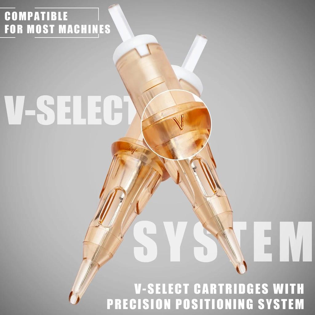 EZ V-Select 100pcs Mixed Cartridge Tattoo Needle Kit 10-7-9-11-13-15-m1 by HitMyNeed