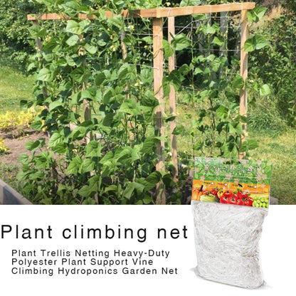 Fabric Garden Trellis Netting for Climbing Plants by HitMyNeed