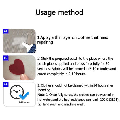 Fabric Glue for Clothing Repairs and DIY Projects 50ml by HitMyNeed