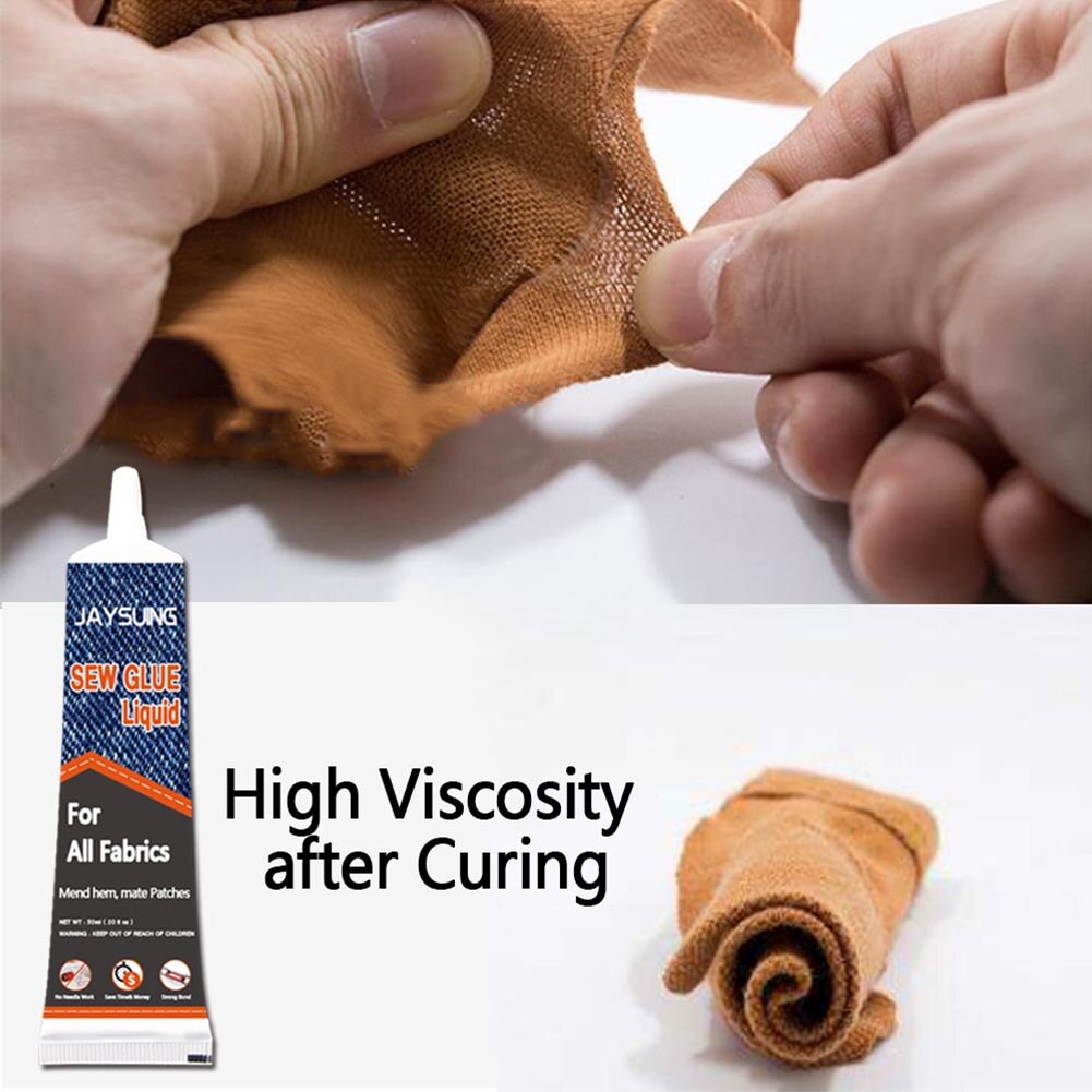 Fabric Glue for Clothing Repairs and DIY Projects 50ml by HitMyNeed