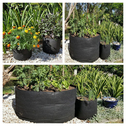 Fabric Grow Bag Felt Plant Container 70 x 30 cm by HitMyNeed