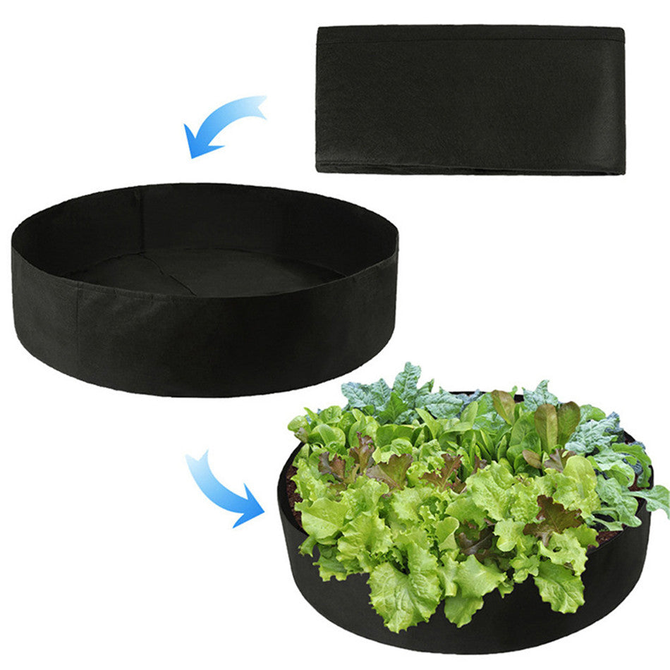 Fabric Grow Bag Felt Plant Container 70 x 30 cm by HitMyNeed
