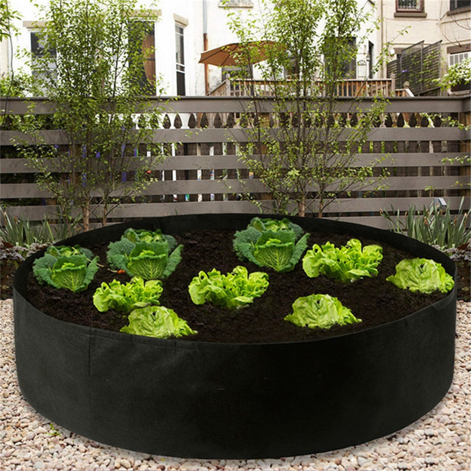 Fabric Grow Bag Felt Plant Container 70 x 30 cm by HitMyNeed