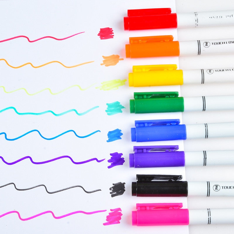 Fabric Marker Pens Set for Clothes and DIY Crafts by HitMyNeed