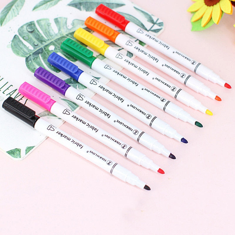 Fabric Marker Pens Set for Clothes and DIY Crafts by HitMyNeed