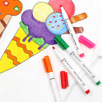 Fabric Marker Pens Set for Clothes and DIY Crafts by HitMyNeed