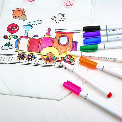 Fabric Marker Pens Set for Clothes and DIY Crafts by HitMyNeed